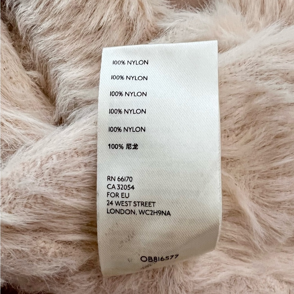 Free People Faux Fur Cardi Open Front Cardigan Sweater - Picture 16 of 16